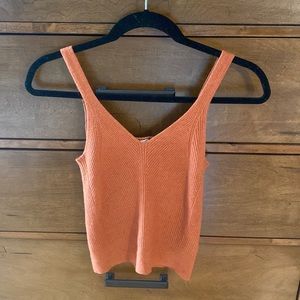 A New Day XS Soft Knit Brown Tank Top